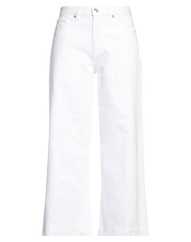 Nine In The Morning Woman Denim Pants White Size 28 Cotton