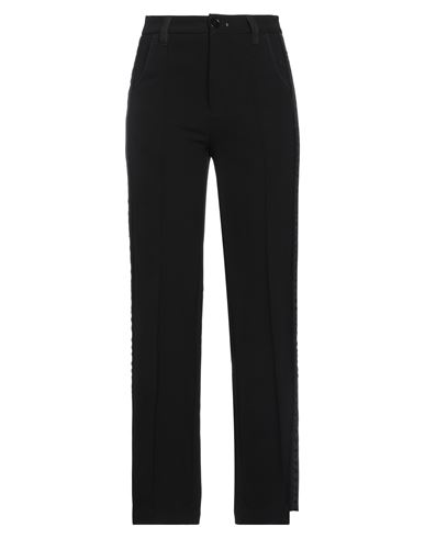 High Woman Pants Black Size 10 Polyester, Elastane
