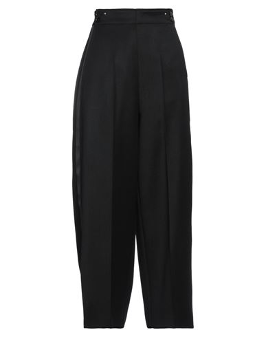 High Woman Pants Black Size 6 Virgin Wool, Polyester, Elastane