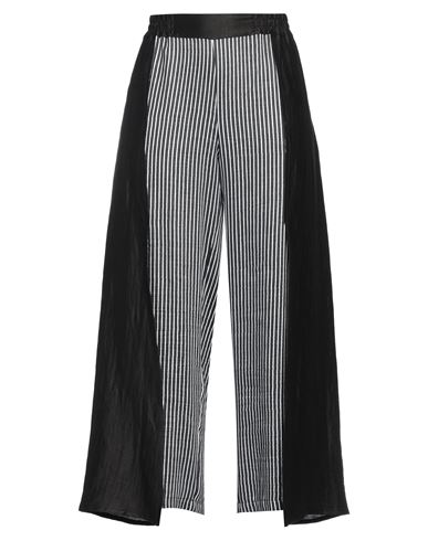 Shop Stagni47 Woman Pants Black Size S Linen, Polyamide