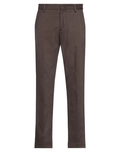 Liu •jo Man Man Pants Dark Brown Size 28 Cotton, Elastane
