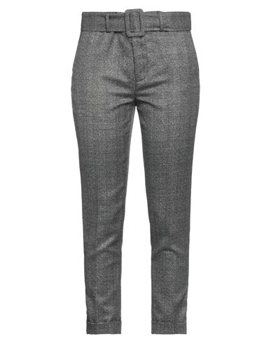Liu •jo Woman Pants Lead Size 4 Polyester, Viscose, Elastane, Metal In Grey