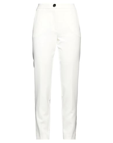 Anna Molinari Woman Pants White Size 6 Polyester, Elastane, Brass