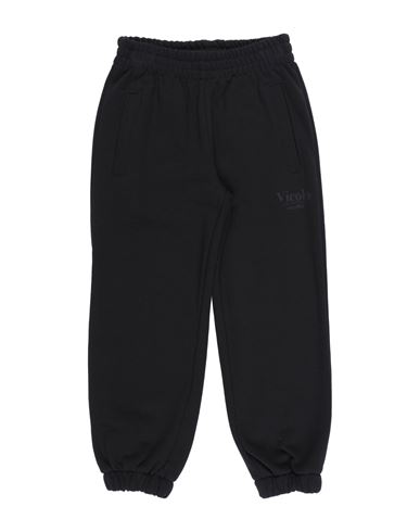 Vicolo Babies'  Toddler Girl Pants Black Size 4 Cotton, Polyester