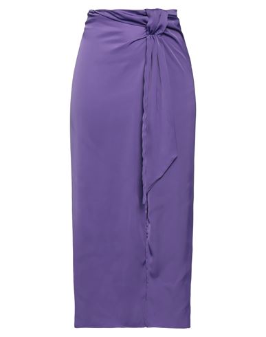 Dixie Woman Long Skirt Purple Size M Polyester