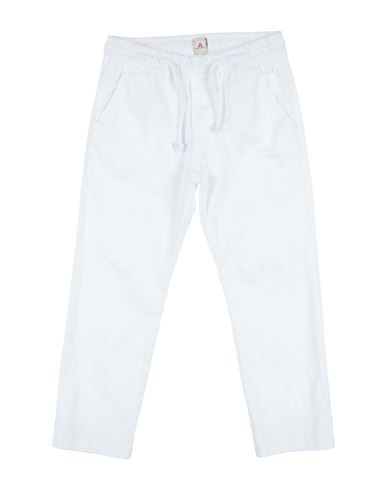 Peuterey Babies'  Toddler Boy Pants White Size 5 Cotton, Elastane