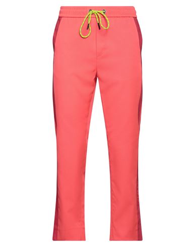 Iceberg Man Pants Coral Size L Polyester, Cotton In Pink