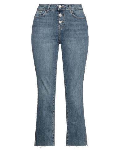 Liu •jo Woman Denim Pants Blue Size 30 Cotton, Elastane