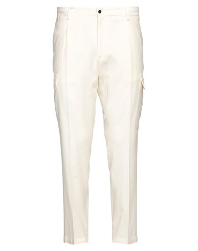 Shop Briglia 1949 Man Pants Ivory Size 42 Virgin Wool, Elastane In White