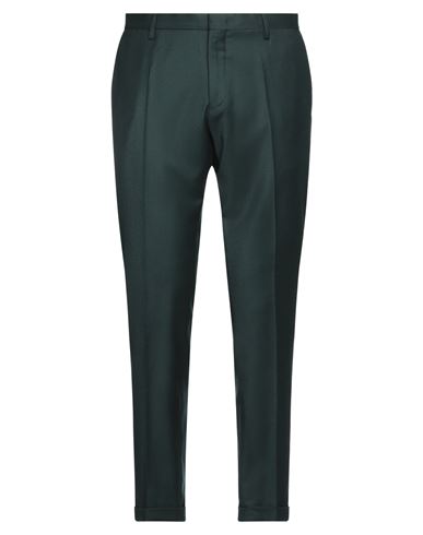 PAUL SMITH PAUL SMITH MAN PANTS DARK GREEN SIZE 32 WOOL, CASHMERE