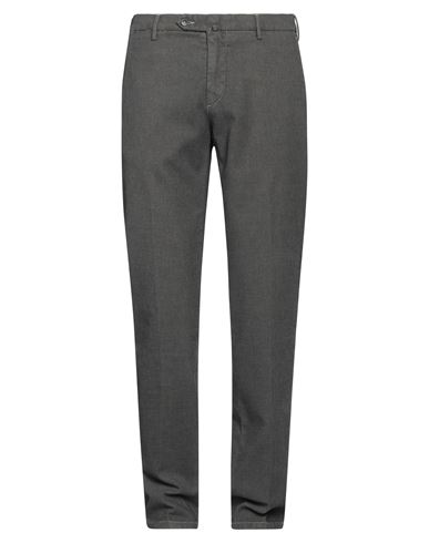 Lubiam Man Pants Lead Size 42 Cotton, Polyester, Viscose, Elastane In Grey