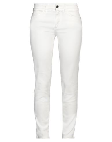 Caractere Caractère Woman Jeans White Size 30 Cotton, Elastane