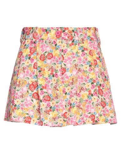 Shop Vicolo Woman Mini Skirt Fuchsia Size M Polyester, Elastane In Pink