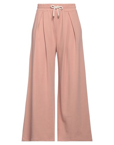 Shop Haveone Woman Pants Pastel Pink Size M Cotton