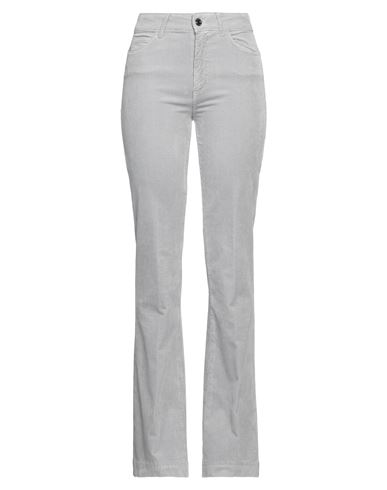 Caractere Caractère Woman Pants Light Grey Size 29 Cotton, Modal, Elastane