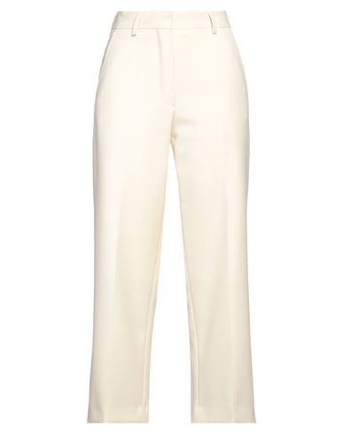 Dries Van Noten Woman Pants Cream Size 8 Wool In White