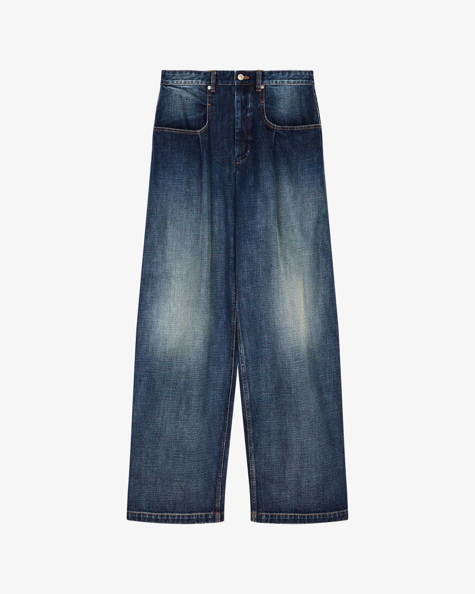 Isabel Marant Jessy Cotton Trousers In Blue