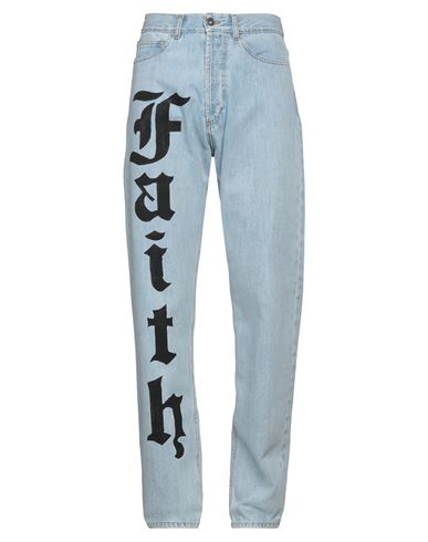 Shop Faith Connexion Man Jeans Blue Size L Cotton