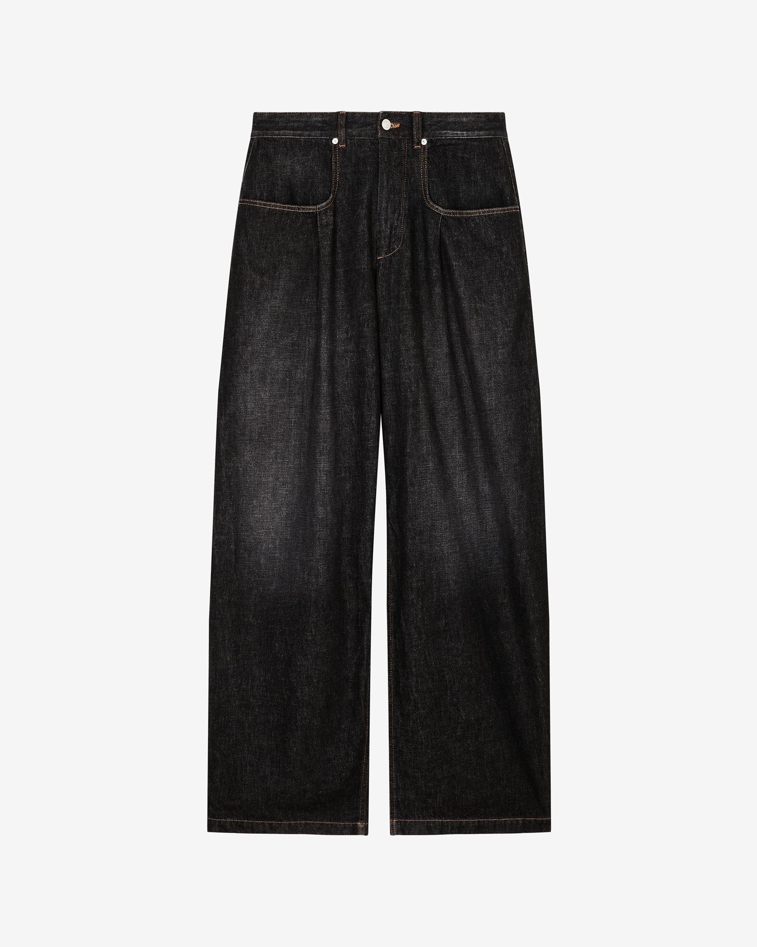 Isabel Marant Jessy Cotton Trousers In Grey