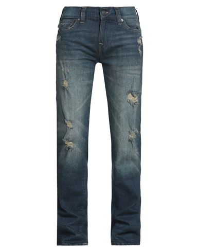 Shop True Religion Man Jeans Blue Size 34 Cotton, Elastane