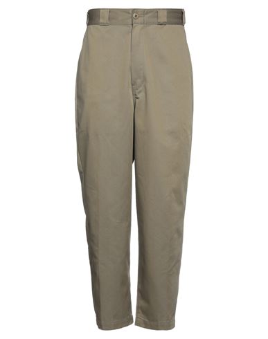 Dickies Man Pants Khaki Size 42 Polyester, Cotton In Beige