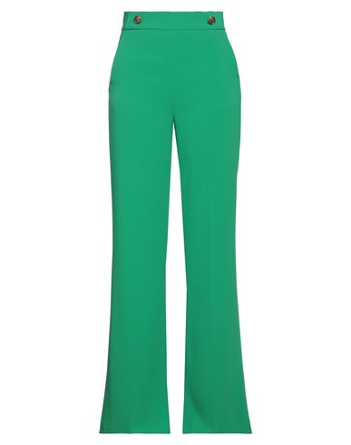Pinko Woman Pants Green Size 4 Polyester, Elastane