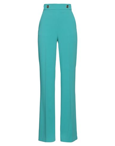 Pinko Woman Pants Turquoise Size 6 Polyester, Elastane In Blue