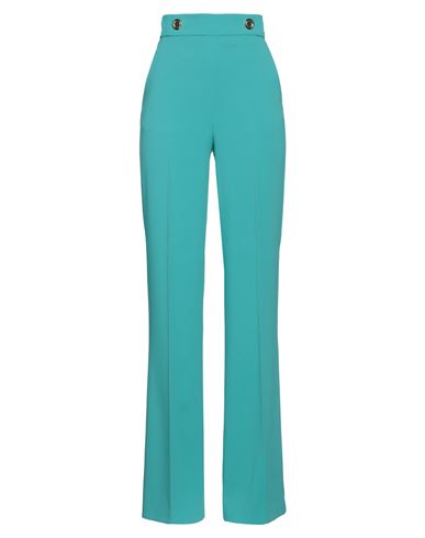 Pinko Woman Pants Turquoise Size 4 Polyester, Elastane In Blue