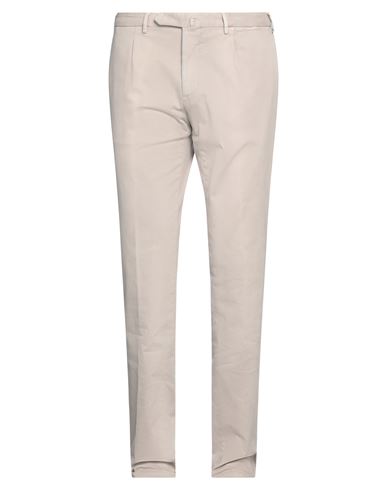 Santaniello Man Pants Light Grey Size 30 Cotton, Elastane