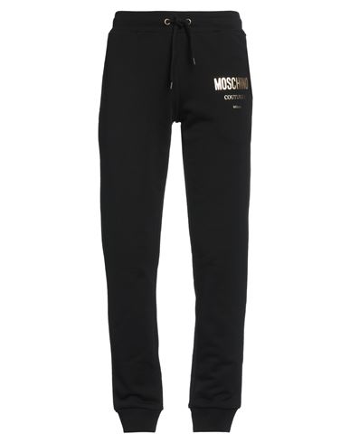 Moschino Man Pants Black Size 40 Cotton