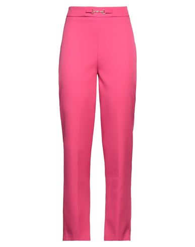 Animagemella Woman Pants Fuchsia Size 8 Polyester, Elastane In Pink