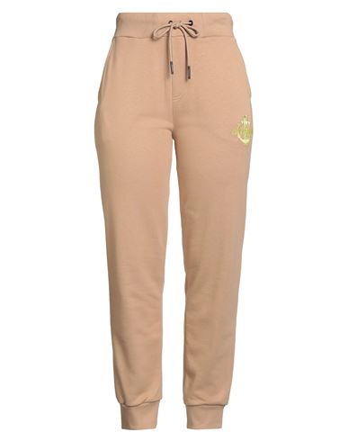 Iceberg Woman Pants Camel Size Xxl Cotton, Polyester In Neutral