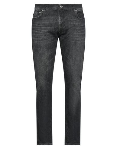 Mauro Grifoni Grifoni Man Jeans Black Size 35 Cotton, Elastane
