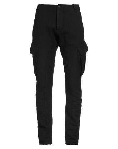 Masnada Man Pants Black Size 30 Cotton, Wool, Metallic Fiber
