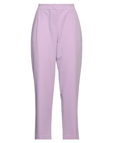 Face To Face Style Woman Pants Lilac Size 6 Pes - Polyethersulfone, Rayon, Elastane In Purple