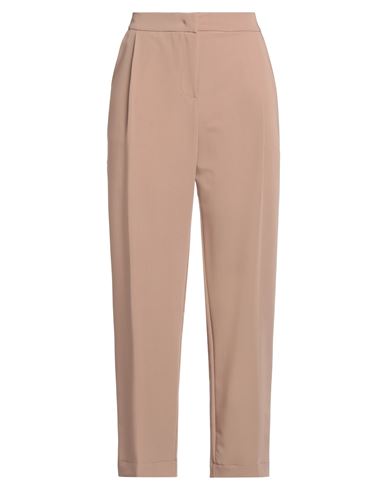 Face To Face Style Woman Pants Camel Size 8 Pes - Polyethersulfone, Rayon, Elastane