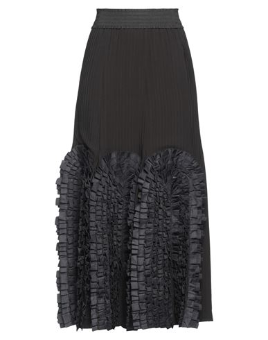 Jil Sander Woman Long Skirt Black Size 2 Viscose