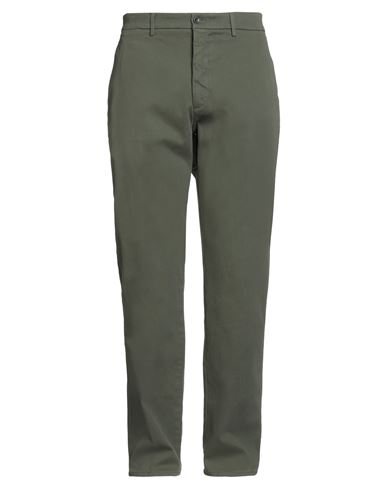 Harmont & Blaine Man Pants Military Green Size 34 Cotton, Elastane In Green