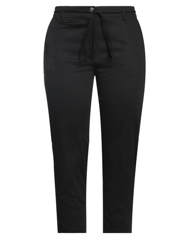 Shop Ferrante Woman Pants Black Size 10 Cotton, Elastane