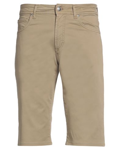 Michael Coal Man Shorts & Bermuda Shorts Khaki Size 31 Cotton, Elastane In Beige