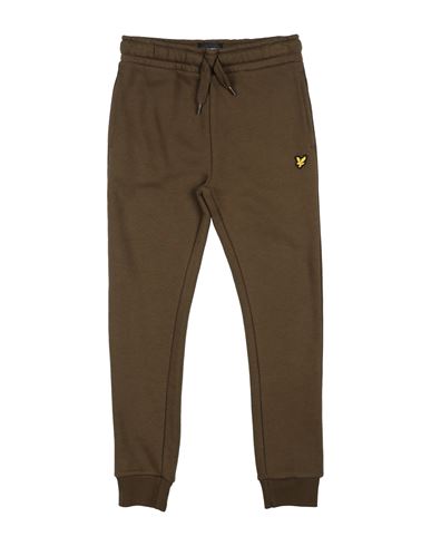 Lyle & Scott Toddler Boy Pants Military Green Size 7 Cotton, Polyester
