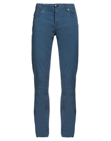 Tramarossa Man Shorts & Bermuda Shorts Blue Size 33 Cotton, Elastane