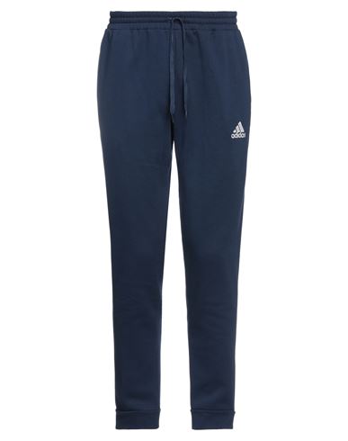 Adidas Originals Adidas Man Pants Navy Blue Size S Cotton, Polyester