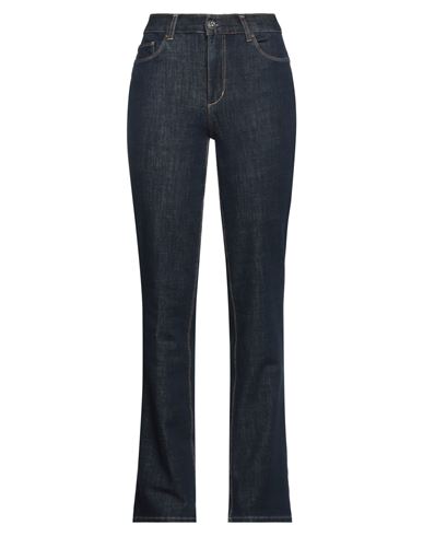Liu •jo Woman Jeans Blue Size 28w-34l Cotton, Polyester, Elastane In Blue