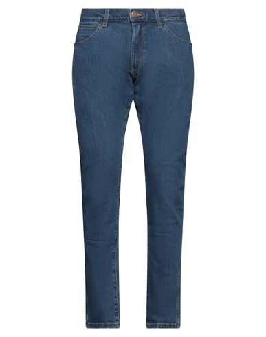Wrangler Man Jeans Blue Size 31w-32l Cotton, Elastane