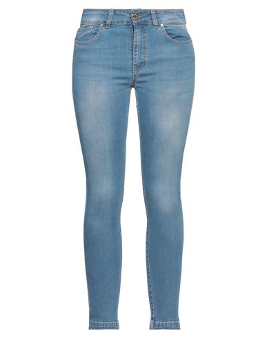 FLY GIRL FLY GIRL WOMAN JEANS BLUE SIZE 28 COTTON, ELASTANE