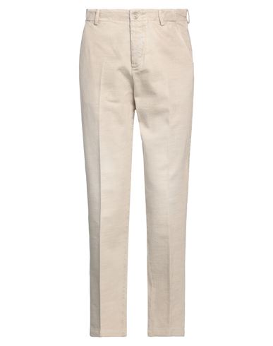 Boglioli Man Pants Ivory Size 32 Cotton In White