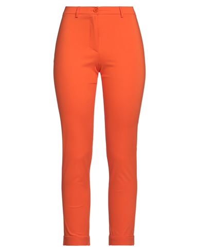 Mirella Matteini Woman Pants Orange Size 8 Viscose, Nylon, Elastane