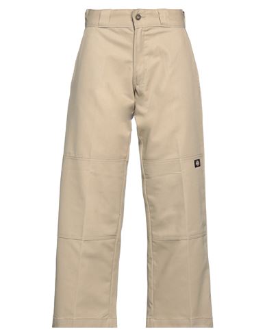 Dickies Woman Pants Khaki Size 28 Polyester, Cotton In Beige
