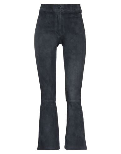 Arma Woman Pants Midnight Blue Size 8 Soft Leather